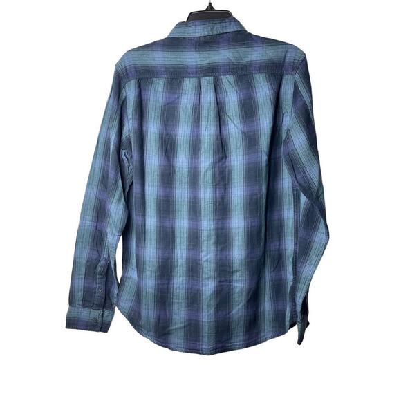 Hudson Men’s Santana Long Sleeves Button Up Plaid Flannel Shirt Small New - Picture 2 of 12